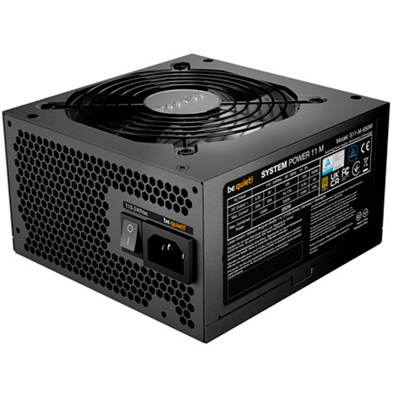 Fuente/PSU be quiet! System Power 11 M 80 Plus Gold 650W ATX 3.1 PCIE 5.1 Modular Bulk