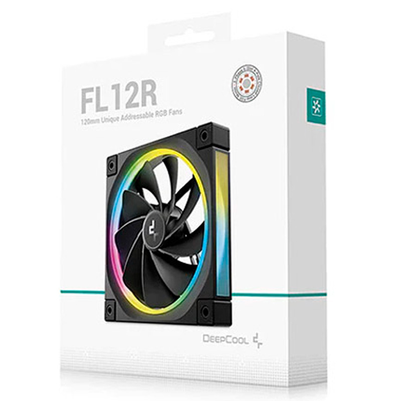 Ventilador DeepCool FL12R ARGB 120mm Negro