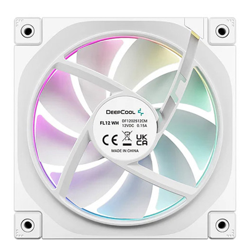 Ventilador DeepCool FL12R ARGB 120mm Triple Pack Blanco