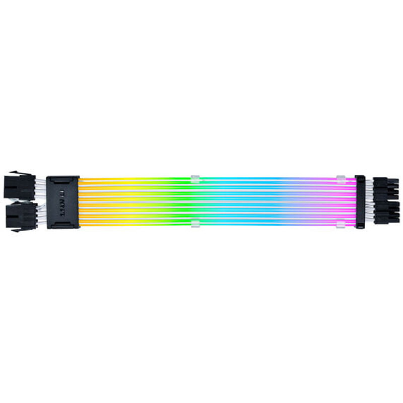 Cable Extensión  Lian Li Strimer Wireless ARGB 2 x 8 Pines Para CPU Blanco