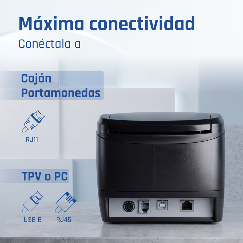 Impresora Térmica iggual TP7001 USB+RJ45 Tickets