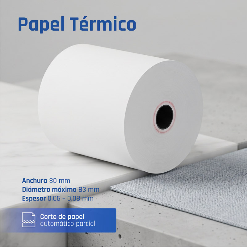 Impresora Térmica iggual TP7001 USB+RJ45 Tickets