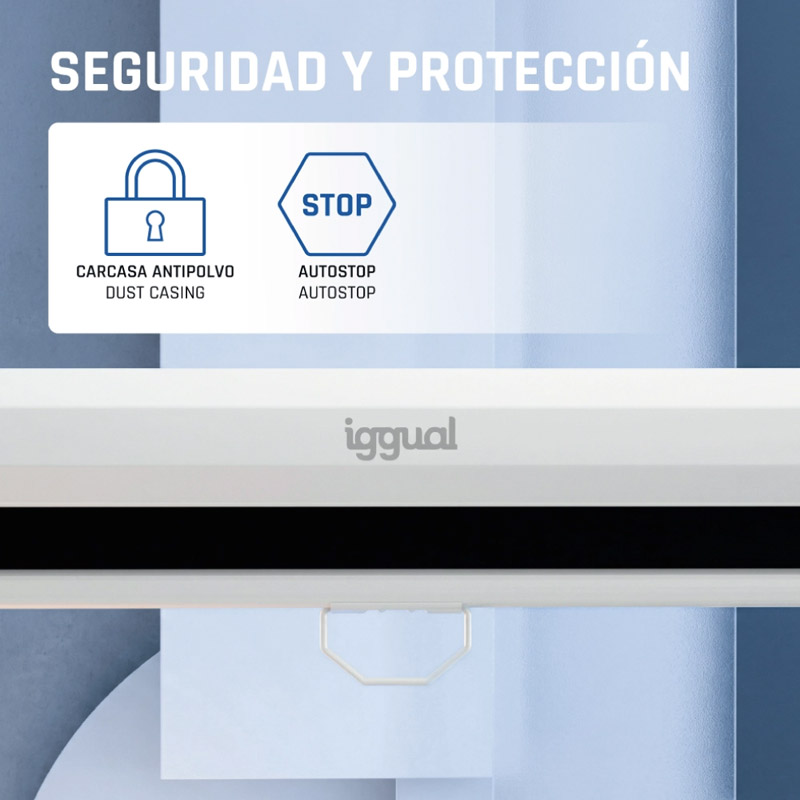 Pantalla Proyección iggual PSIMS159 Manual 72 pulgadas 159x89cm