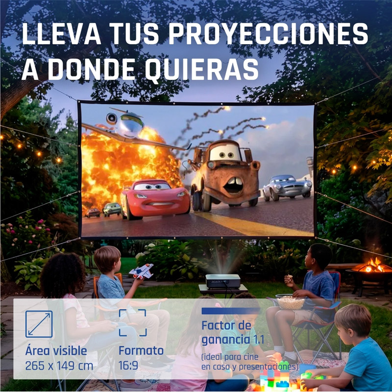 Pantalla Proyección iggual Plegable ECO-COST 120 pulgadas 16:9