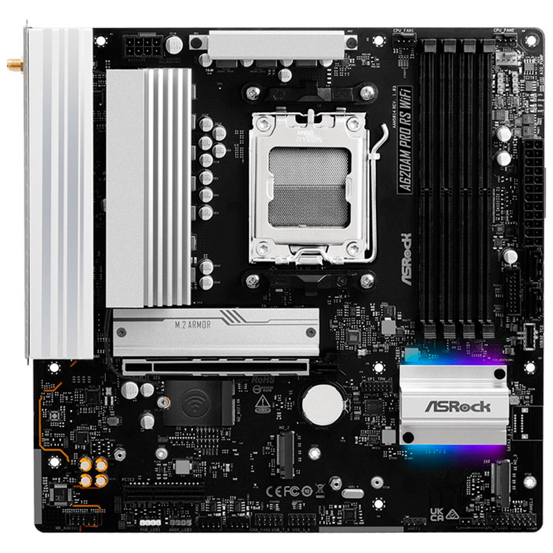 Placa Base ASRock A620AM Pro RS WIFI Socket AM5