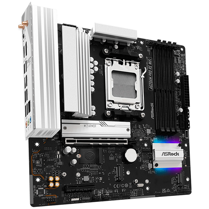 Placa Base ASRock A620AM Pro RS WIFI Socket AM5