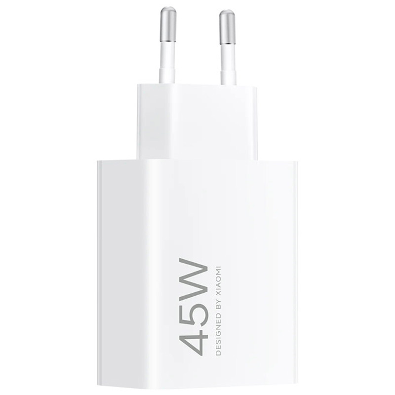 Cargador USB Xiaomi 45W Turbo Charging Power Adapter Type A Blanco