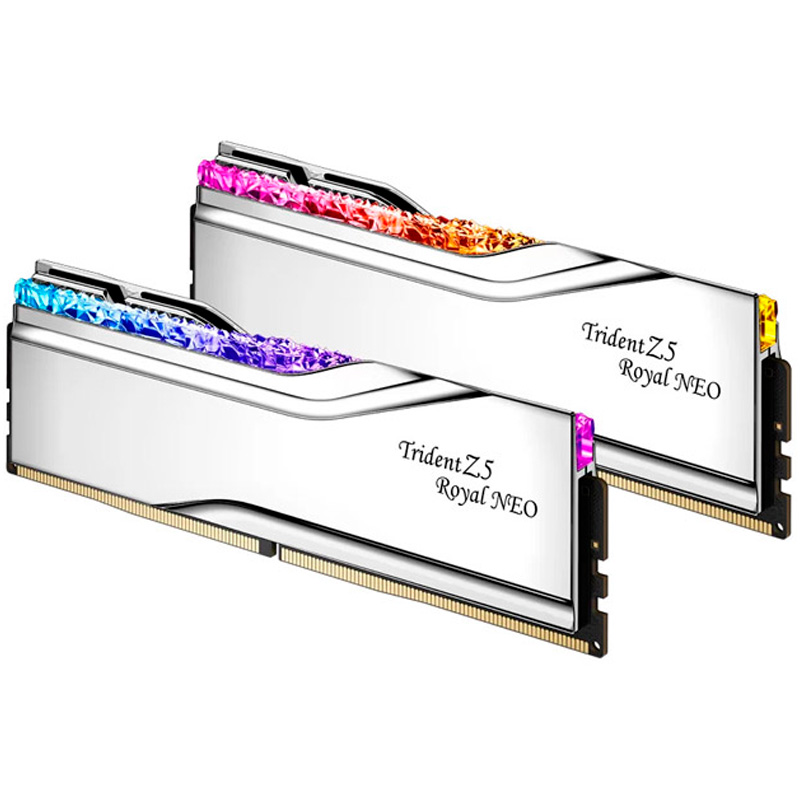 Memoria DDR5 G.Skill Trident Z5 Royal Neo RGB 32GB 2x16GB 6400MHz CL30 AMD EXPO Blanco