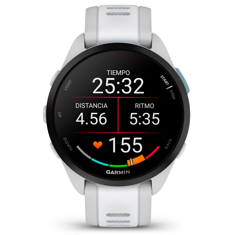 Smartwatch Garmin Forerunner 165 Music 30mm Blanco