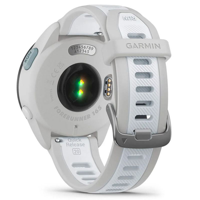 Smartwatch Garmin Forerunner 165 Music 30mm Blanco