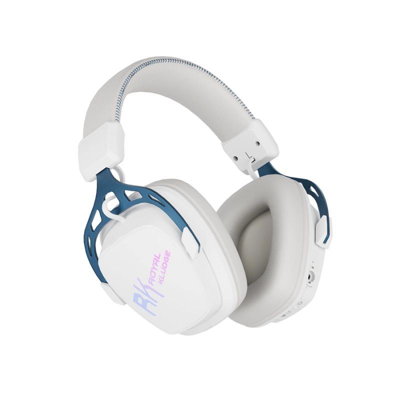 Auriculares Royal Kludge RKHG 103 Wireless Cyborg White