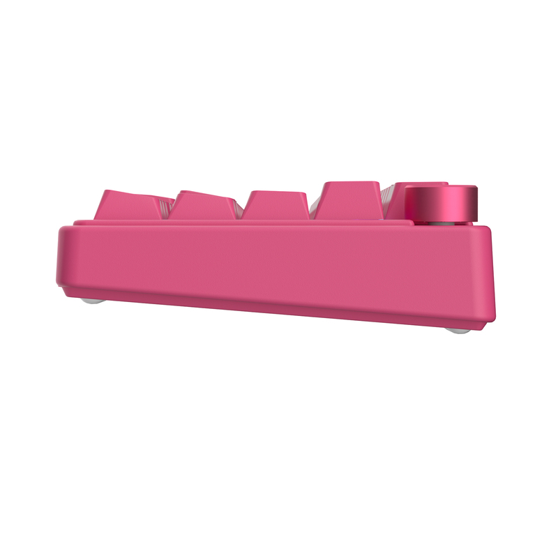 Teclado Royal Kludge R65 ISO-ES Hot-Swappable Switch Cream Berry Red