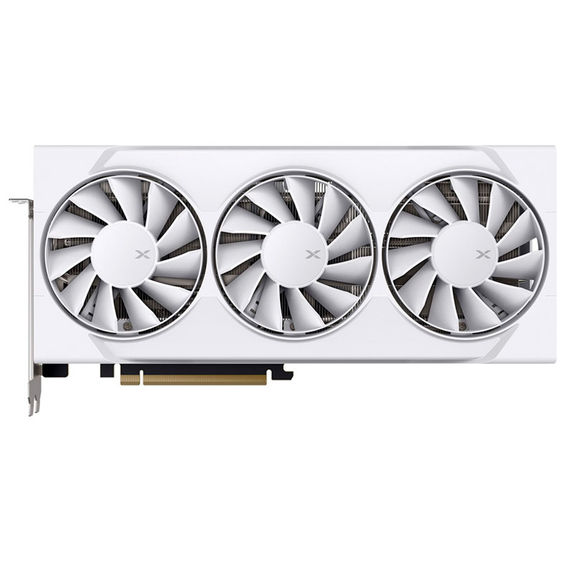 Tarjeta Gráfica XFX Swift AMD Radeon RX 9060 XT OC Gaming Edition White 16GB GDDR6