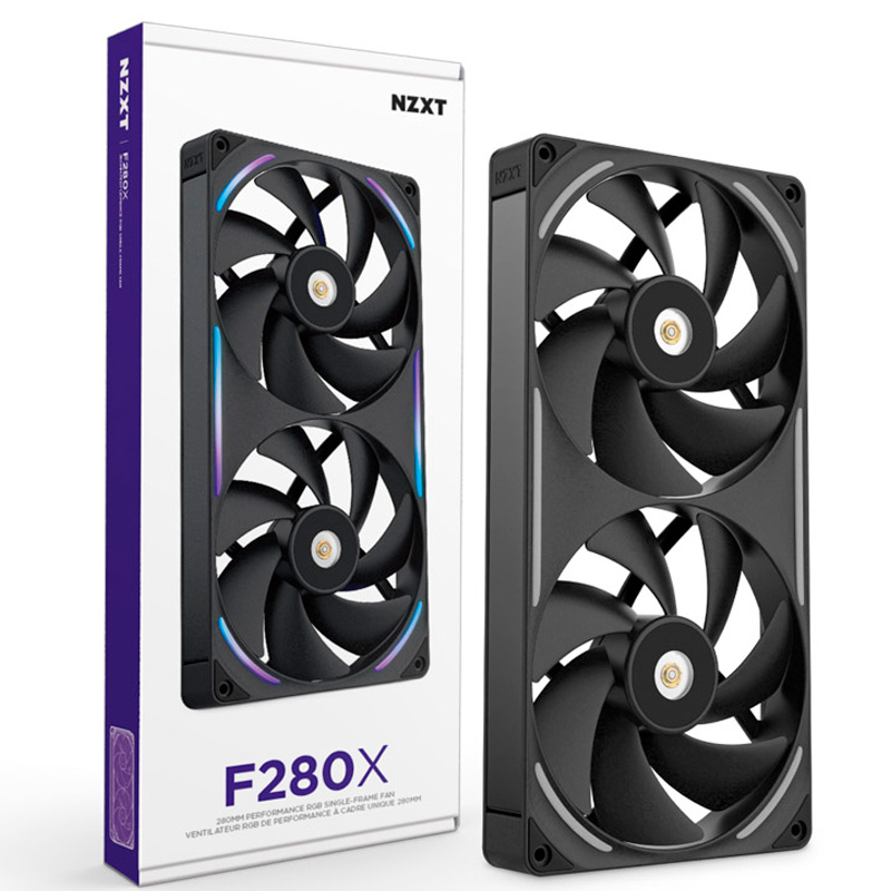 Ventilador NZXT Performance F280X ARGB 280mm Negro