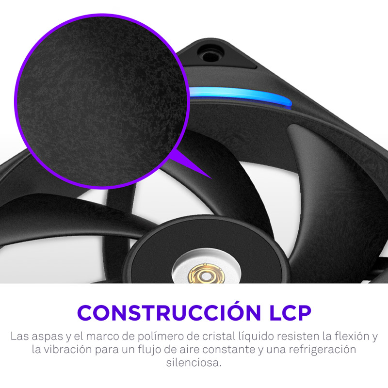Ventilador NZXT Performance F280X ARGB 280mm Negro