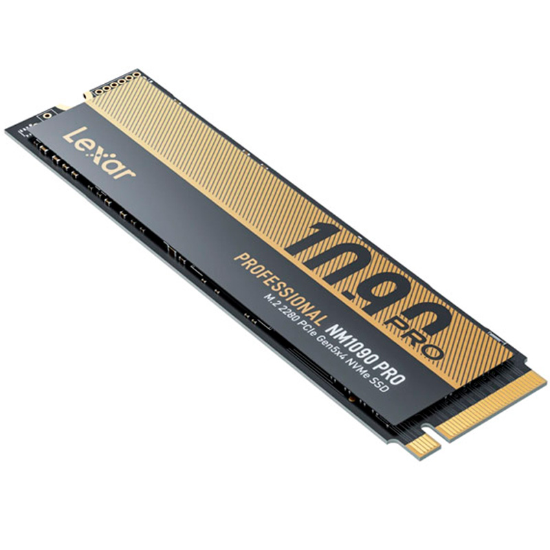Disco Duro M.2 Lexar NM1090 Pro 1TB PCIe Gen5 x4 NVMe SSD