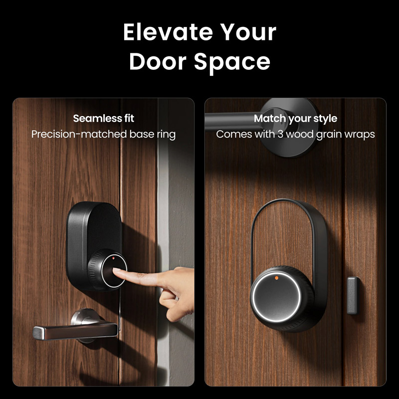 Cerradura Inteligente SwitchBot Lock Ultra TOUCH Combo Inalámbrico Negro