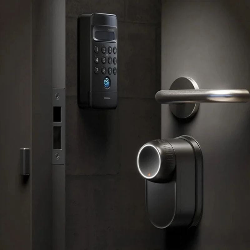 Cerradura Inteligente SwitchBot Lock Ultra VISION Combo Inalámbrico Negro