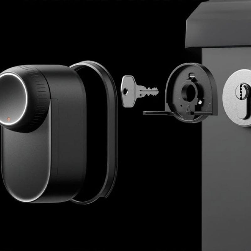 Cerradura Inteligente SwitchBot Lock Ultra VISION Combo Inalámbrico Negro