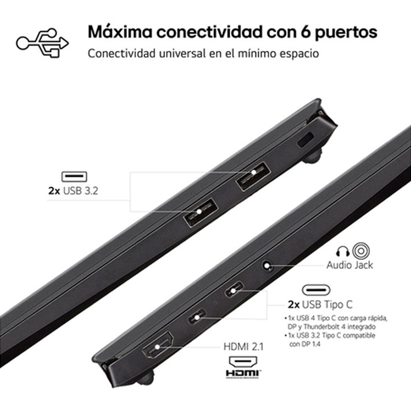 Portátil LG Gram 14Z90S-V.AP55B U5-125H 16GB 512GB 14 pulgadas W11P