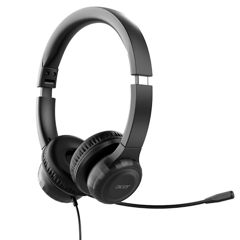 Auriculares Acer AHW154 Office Headset USB Negros