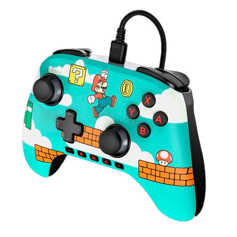 Gamepad PowerA Mario Time! Avanzado Wired Para Nintendo Switch 2
