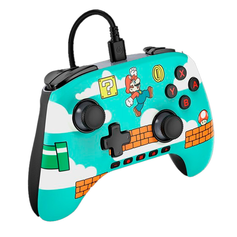 Gamepad PowerA Mario Time! Avanzado Wired Para Nintendo Switch 2