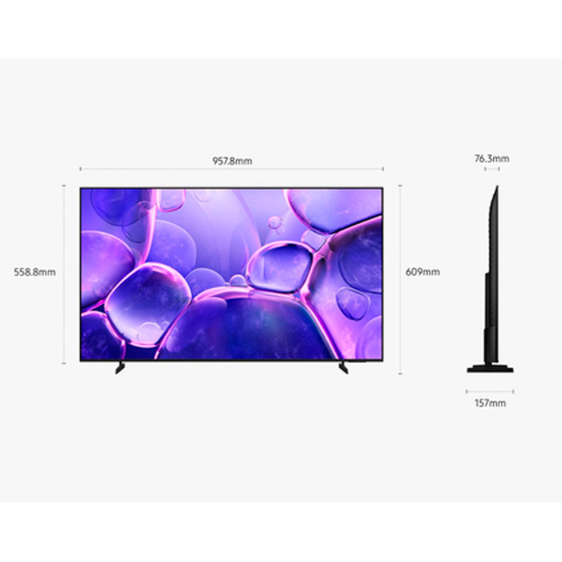 TV/Televisión Samsung TU43U8005FUXXC 43 pulgadas LED Crystal 4K UHD Smart TV 50Hz Tizen HDR10+