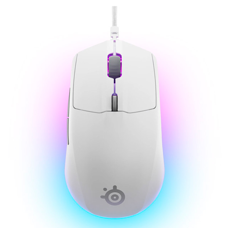 Ratón SteelSeries Rival 3 Gen 2 18000 Dpi 83g Wired Blanco