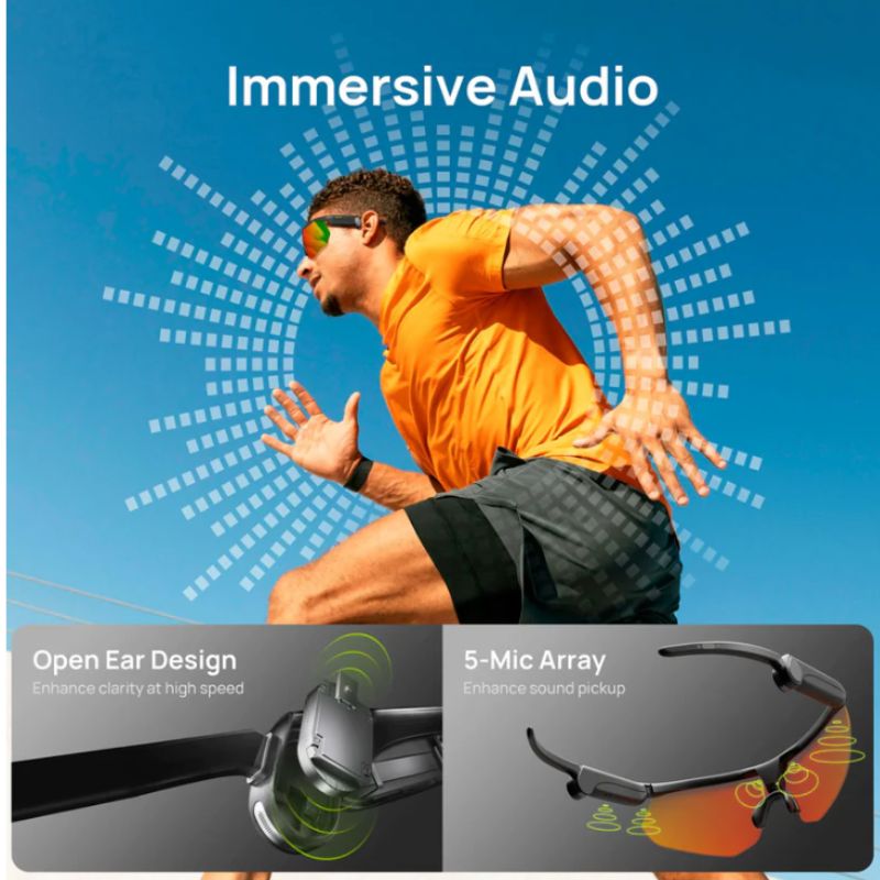 Gafas Realidad Virtual BleeqUp Deportivas Cámara IA Walkie-talkie