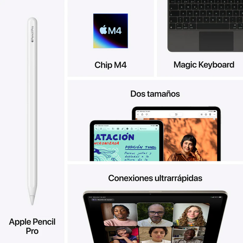 Tablet Apple iPad Air 2026 13 pulgadas M4 12GB 256GB Wi-Fi Blanco Estrella
