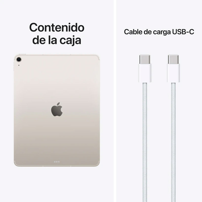 Tablet Apple iPad Air 2026 13 pulgadas M4 12GB 256GB Wi-Fi Blanco Estrella