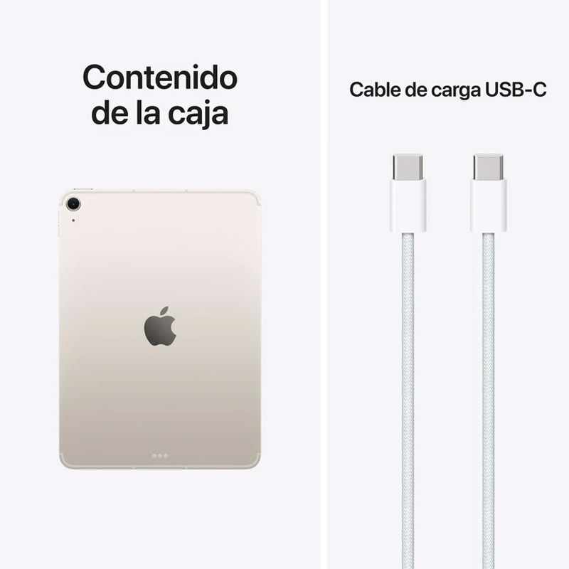 Tablet Apple iPad Air 2026 11 pulgadas M4 12GB 256GB Wi-Fi + Cell Blanco Estrella
