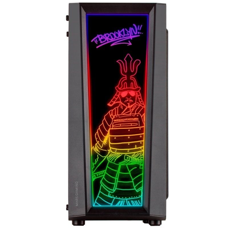 Caja/Torre Mars Gaming Artística MC-ART Gaming Negro - Reacondicionado