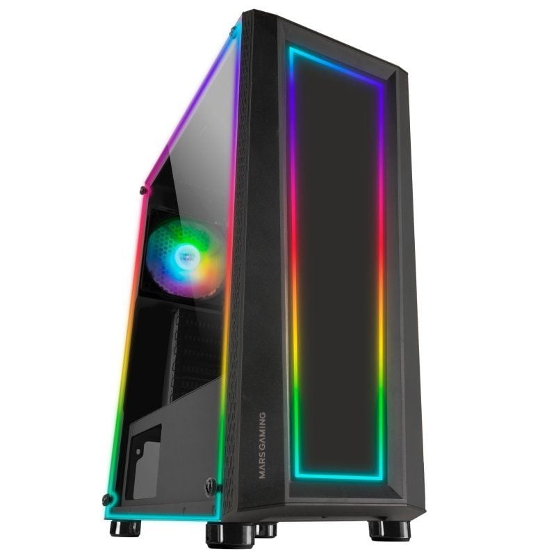 Caja/Torre Mars Gaming Artística MC-ART Gaming Negro - Reacondicionado