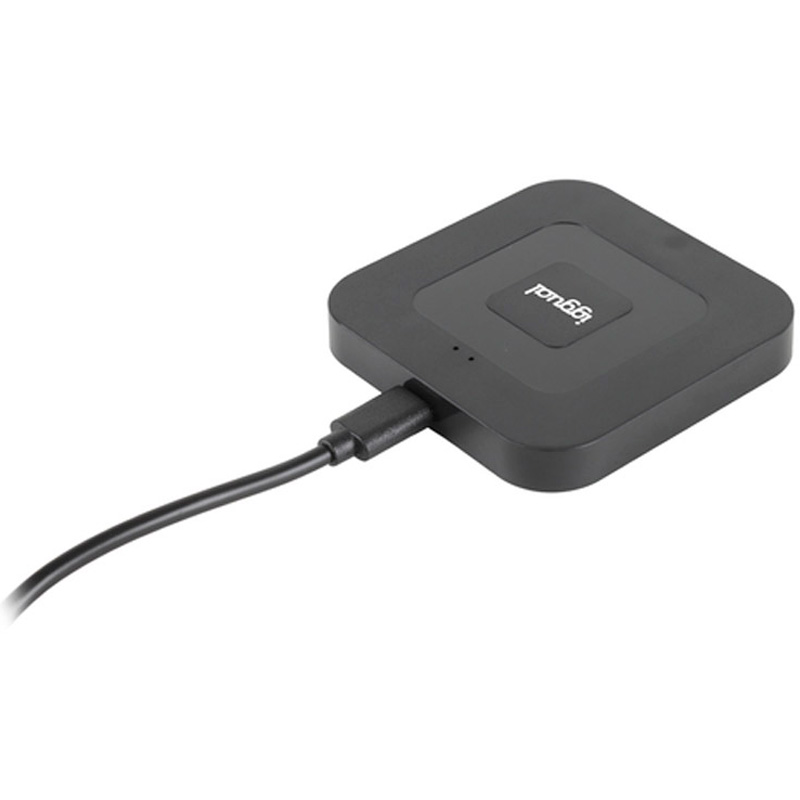 Lector de Tarjetas iggual DNI SIP Tarjetas ID USB-A / Tipo C Negro