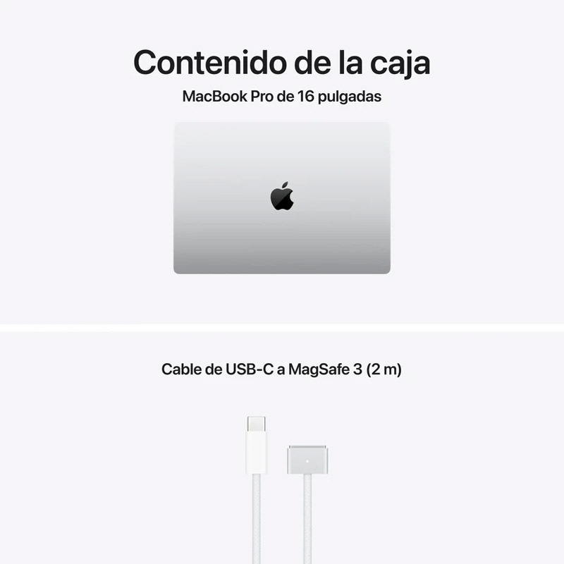 Portátil Apple MacBook Pro M5 Max 36GB 2TB 16 pulgadas macOS Plata