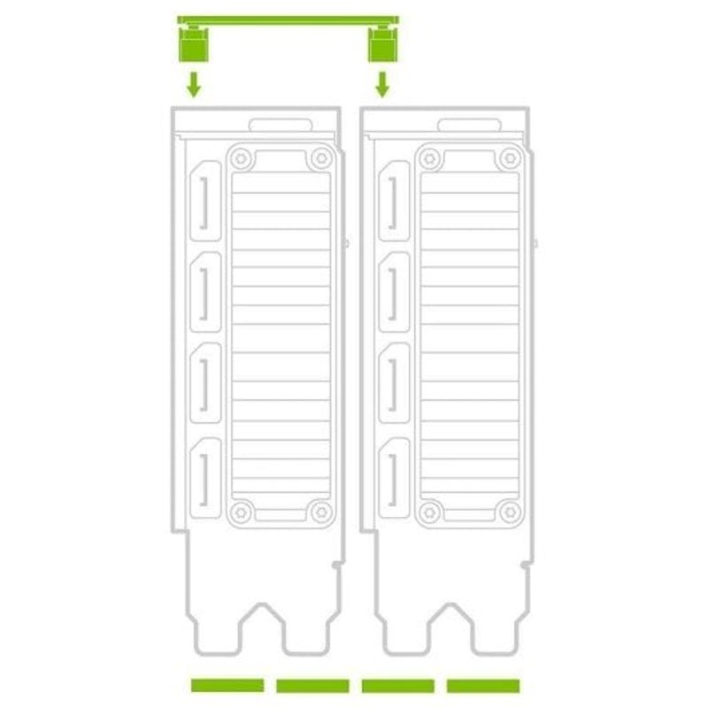 Accesorio VGA PNY Ranuras AMPERE NVLink 2