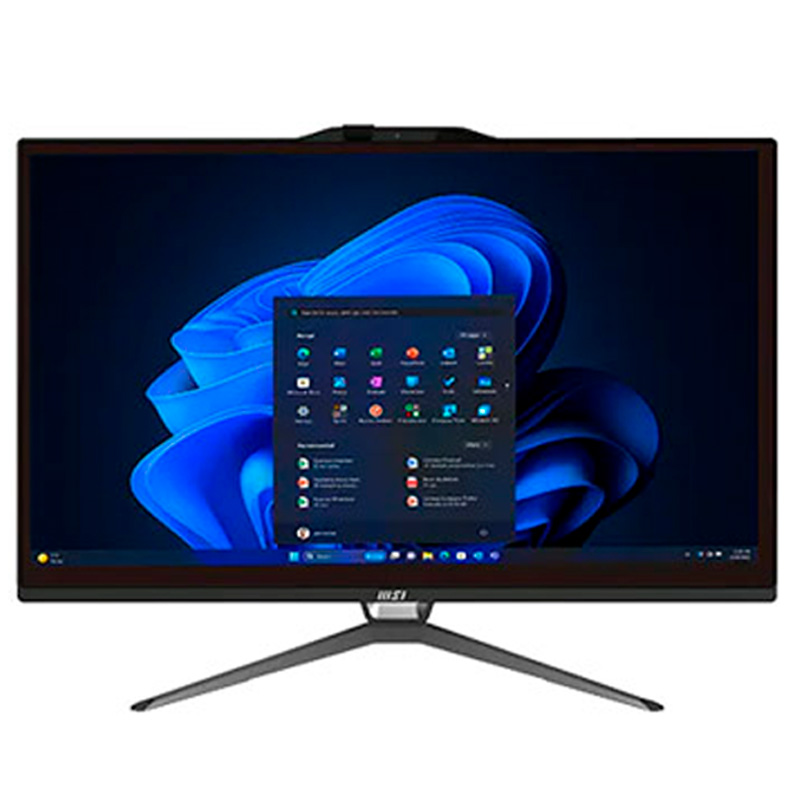 PC Todo En Uno MSI PRO AP222T 14MA-613EU i3-14100 8GB 512GB 22 pulgadas W11H Negro