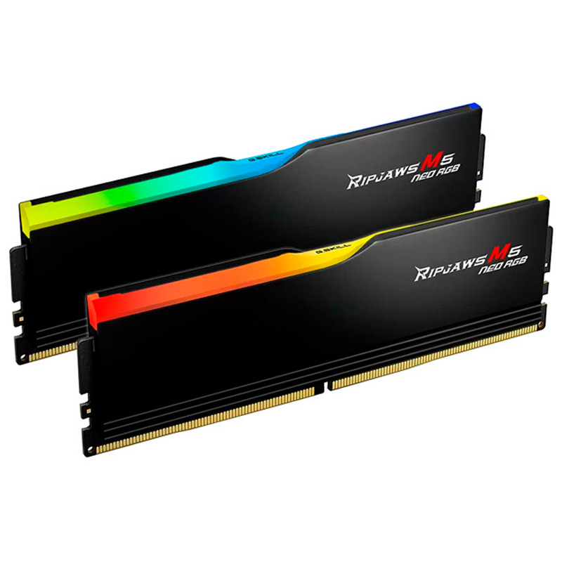 Memoria DDR5 G.SKill Ripjaws M5 Neo RGB 64GB 2x32GB 6000MHz CL32 EXPO-XMP Negro