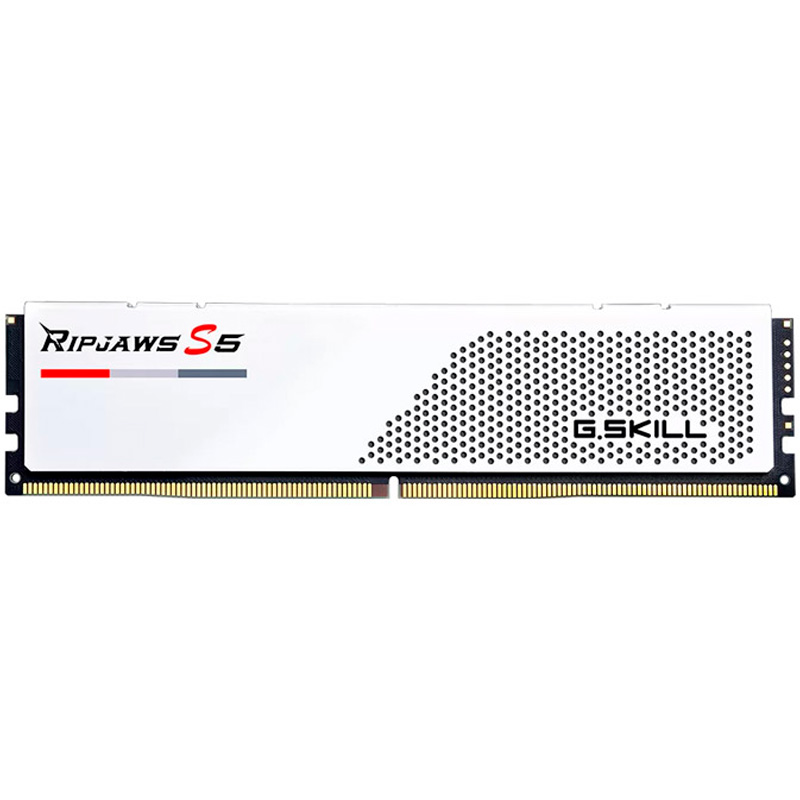 Memoria DDR5 G.SKill Ripjaws S5 64GB 2x32GB 5600MHz CL36 XMP Blanco
