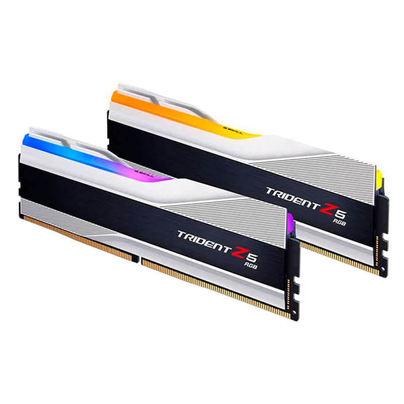 Memoria DDR5 G.SKill Trident Z5 RGB 32GB 2x16GB 6000MHz CL32 Intel XMP Negro Blanco