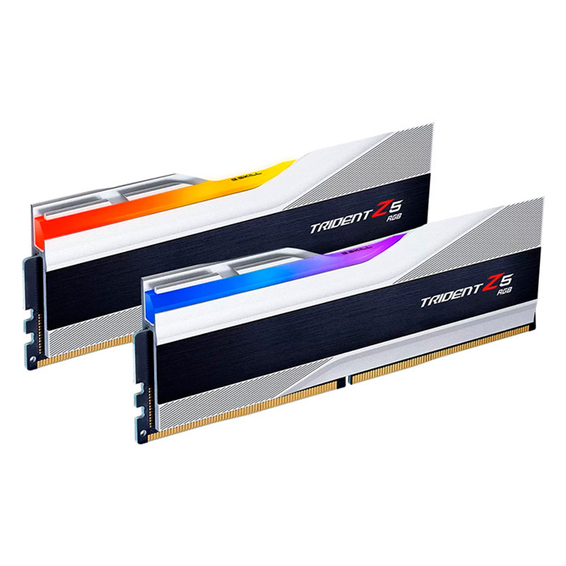 Memoria DDR5 G.SKill Trident Z5 RGB 32GB 2x16GB 6000MHz CL32 Intel XMP Negro Blanco