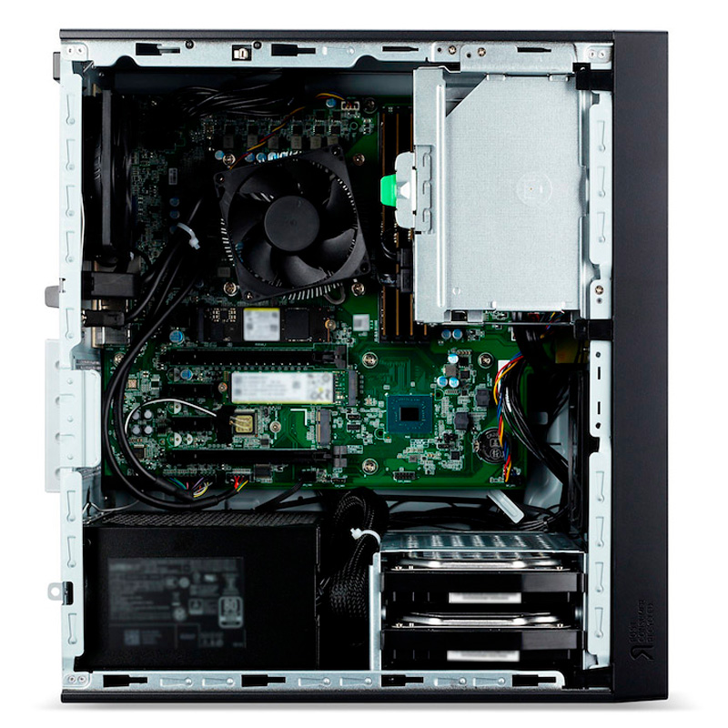 PC Sobremesa Acer Veriton VVM4735GT U7-265 RTX 5060 32GB 1TB W11P Negro Con Teclado Y Ratón