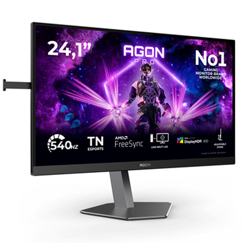 Monitor AOC Agon Pro AG246FK 24 pulgadas FHD TN eSports 540Hz 0.5ms HDR FreeSync/G-Sync