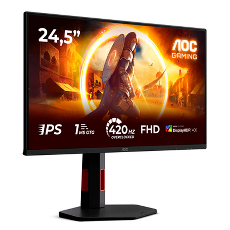 Monitor AOC Gaming 25G4KUR 25 pulgadas FHD IPS 420Hz 1ms HDR FreeSync/G-Sync