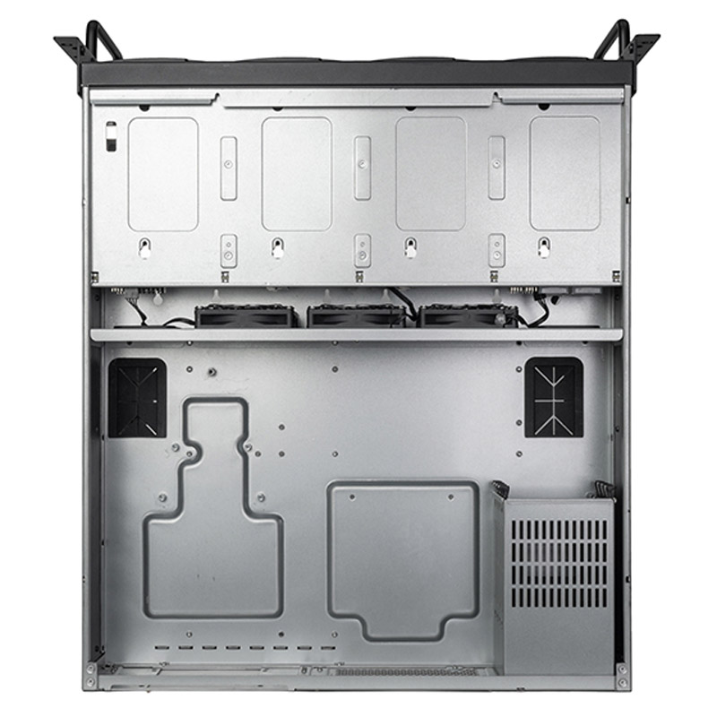 Caja Rack SilverStone RM61-312 12-Bahías 6U Negro
