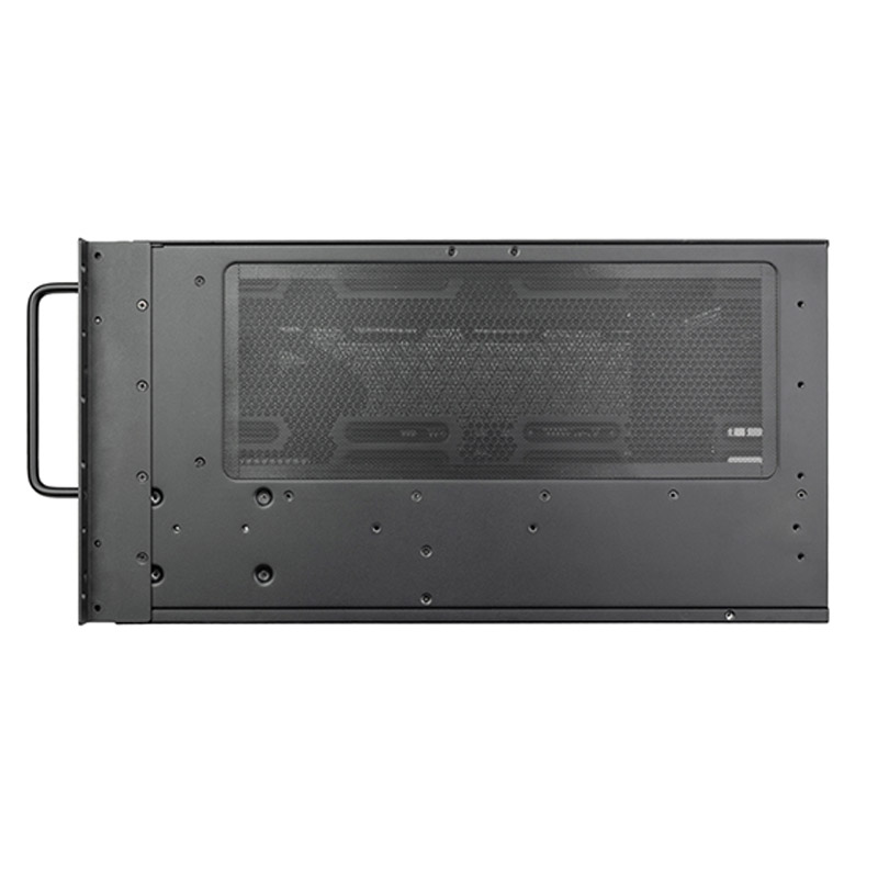 Caja Rack SilverStone RM61-312 12-Bahías 6U Negro