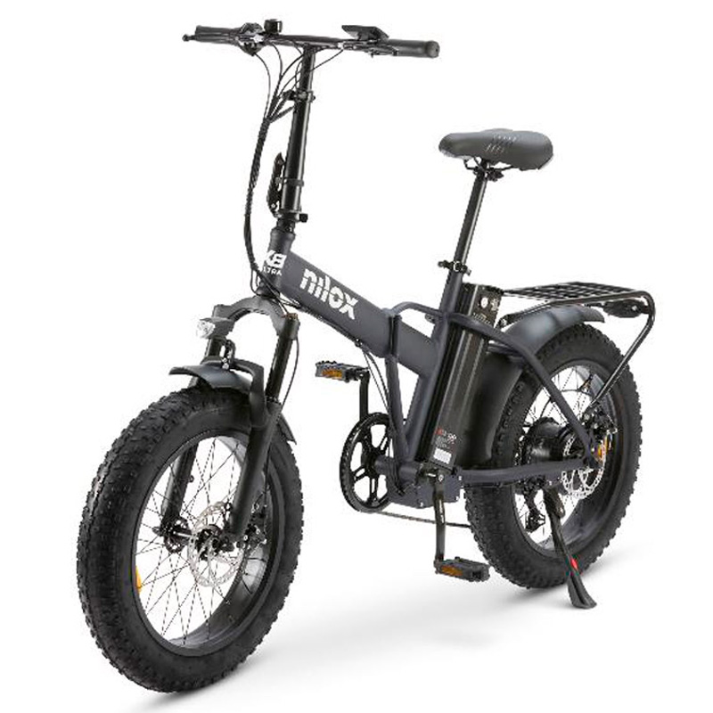 Bicicleta Eléctrica Nilox eBike X8 Ultra 13000MAh Suspensión Delantera Plegable Azul