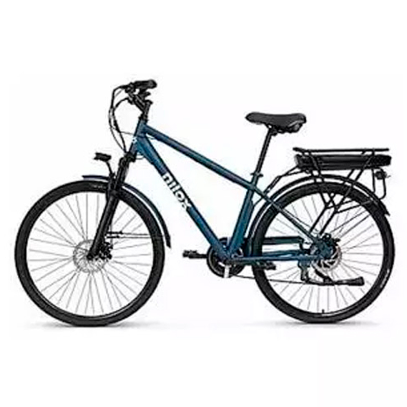 Bicicleta Eléctrica Nilox eBike J6 10000MAh Suspensión Delantera Gris